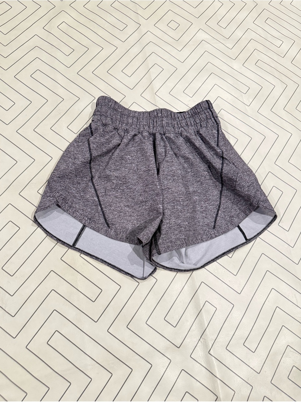 Lululemon Heather Grey Track That Shorts